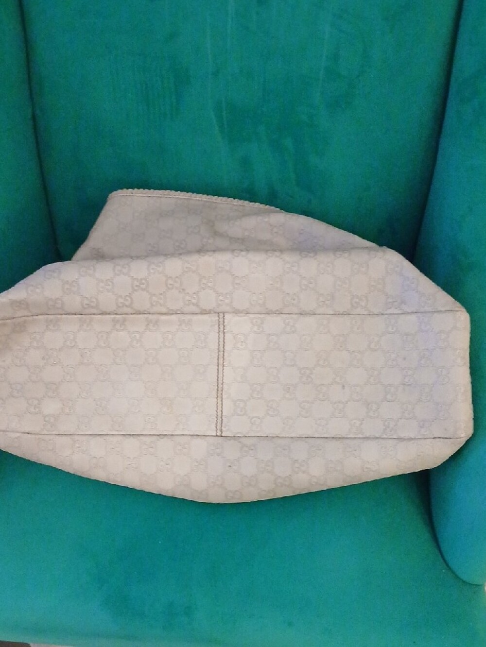 Gucci Horsebit GG Monogram Leather Hobo with Gold-Tone Hardware - Picture 4 of 12